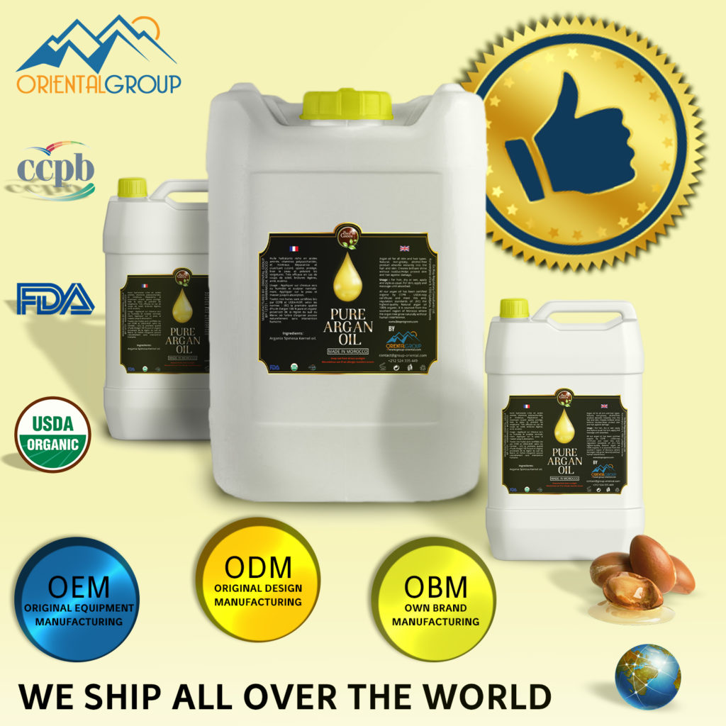 Certified Organic Bulk Argan oil wholesale
